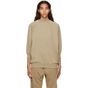 Fear Of God Essentials Sweatshirt Women’s Tan Cotton Sweatshirt L